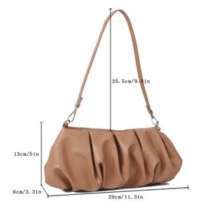 Ruched Shoulder Bag